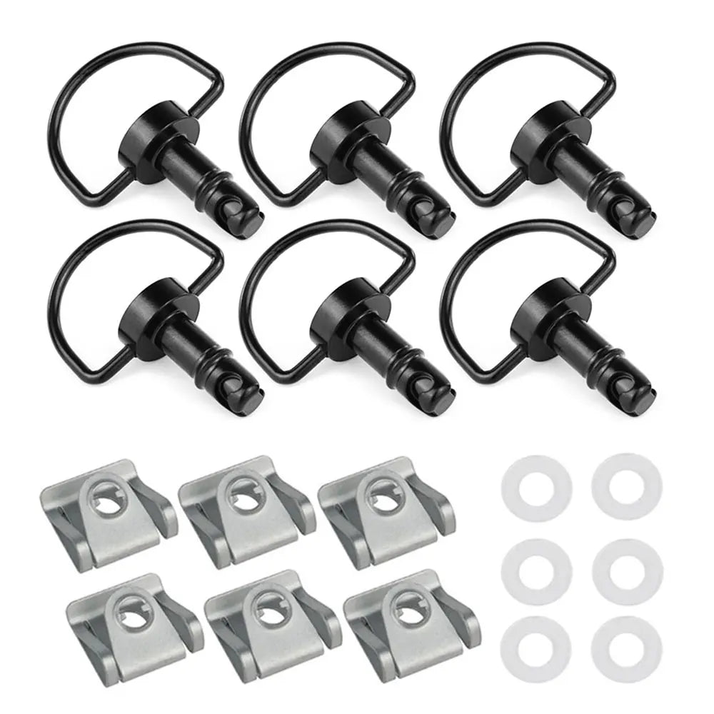 19mm Universal Quick Release D-ring Turn Clip Race Fairing Fastener For Off-Road Scooter Street Motorcycle Suzuki Ducati Aprilia