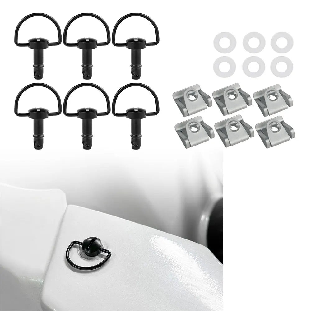 19mm Universal Quick Release D-ring Turn Clip Race Fairing Fastener For Off-Road Scooter Street Motorcycle Suzuki Ducati Aprilia