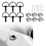 19mm Universal Quick Release D-ring Turn Clip Race Fairing Fastener For Off-Road Scooter Street Motorcycle Suzuki Ducati Aprilia