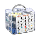 Kit de 100 à 925 clips de fixation moto – rivets à pression pour carenages