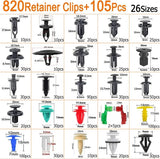 Kit de 100 à 925 clips de fixation moto – rivets à pression pour carenages