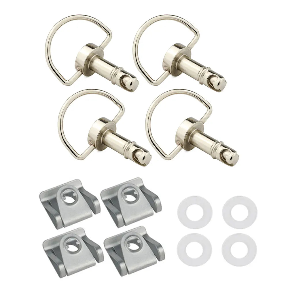 19mm Universal Quick Release D-ring Turn Clip Race Fairing Fastener For Off-Road Scooter Street Motorcycle Suzuki Ducati Aprilia