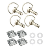 19mm Universal Quick Release D-ring Turn Clip Race Fairing Fastener For Off-Road Scooter Street Motorcycle Suzuki Ducati Aprilia