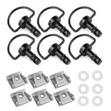 19mm Universal Quick Release D-ring Turn Clip Race Fairing Fastener For Off-Road Scooter Street Motorcycle Suzuki Ducati Aprilia