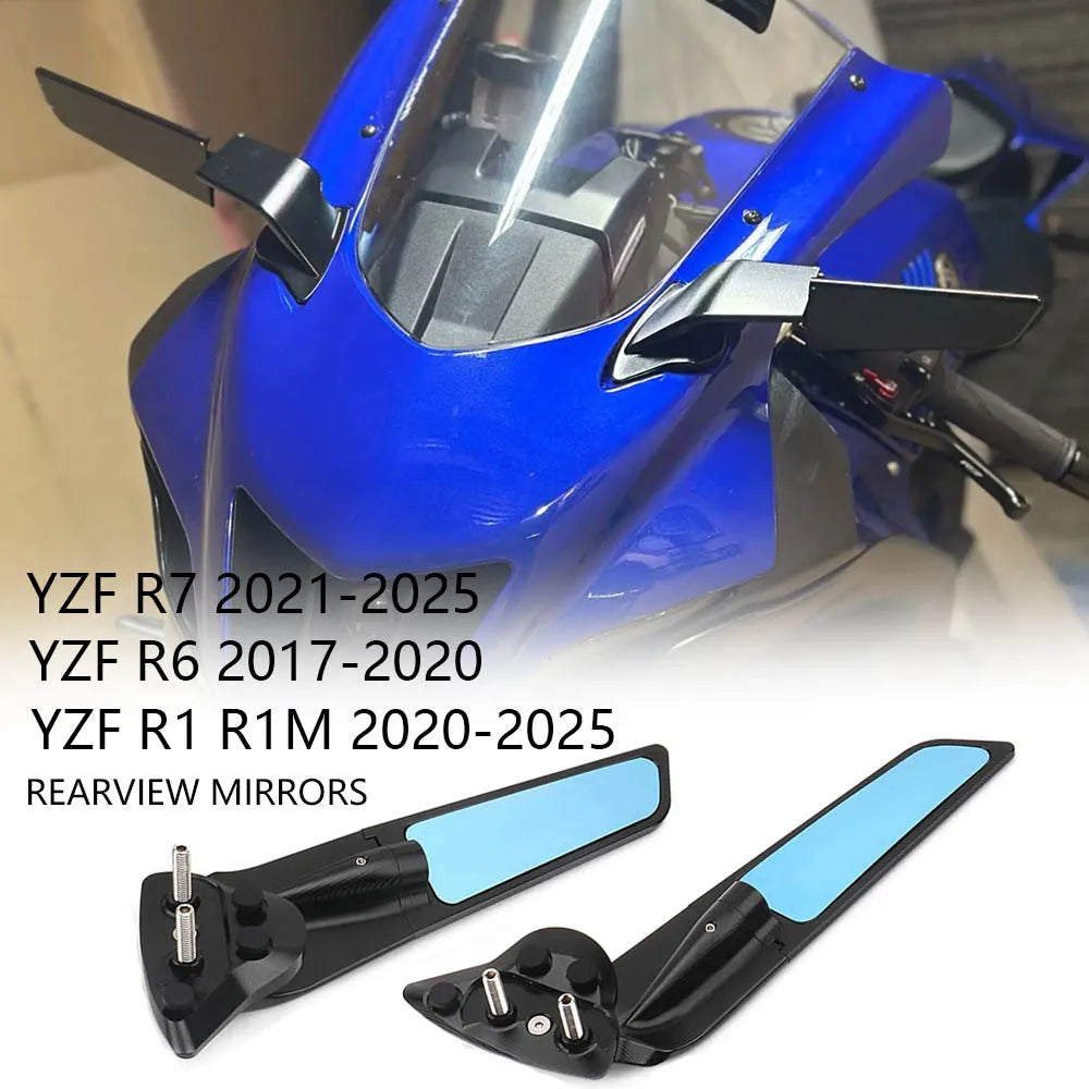Rétroviseur aile pour Yamaha YZF R6 2017-2020  R7 2021-2025 R1 R1M 2020-2025