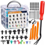 Kit de 100 à 925 clips de fixation moto – rivets à pression pour carenages