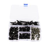 177pcs/box Screws Motorcycle Modification Accessories Windshield Cover Set Screws Aluminum Color Fairing Set Firmware Screws