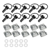 19mm Universal Quick Release D-ring Turn Clip Race Fairing Fastener For Off-Road Scooter Street Motorcycle Suzuki Ducati Aprilia