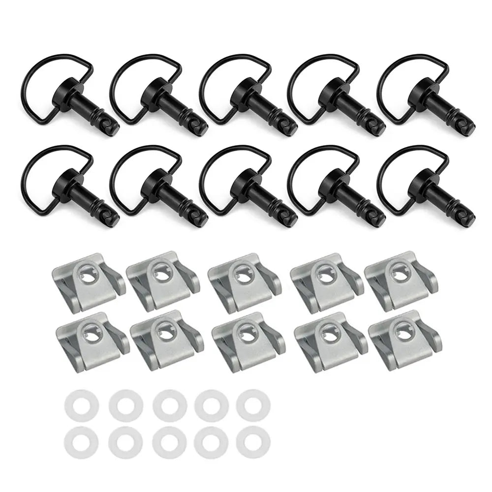 19mm Universal Quick Release D-ring Turn Clip Race Fairing Fastener For Off-Road Scooter Street Motorcycle Suzuki Ducati Aprilia