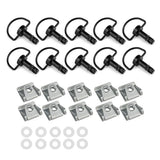19mm Universal Quick Release D-ring Turn Clip Race Fairing Fastener For Off-Road Scooter Street Motorcycle Suzuki Ducati Aprilia
