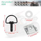19mm Universal Quick Release D-ring Turn Clip Race Fairing Fastener For Off-Road Scooter Street Motorcycle Suzuki Ducati Aprilia