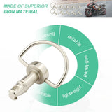 19mm Universal Quick Release D-ring Turn Clip Race Fairing Fastener For Off-Road Scooter Street Motorcycle Suzuki Ducati Aprilia